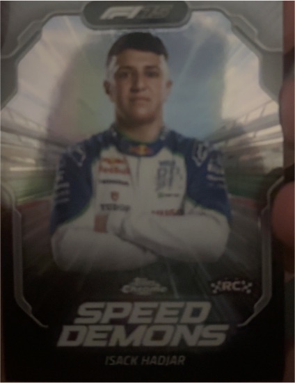 2025 Topps Chrome Formula 1 #SD-5 Isack Hadjar — front