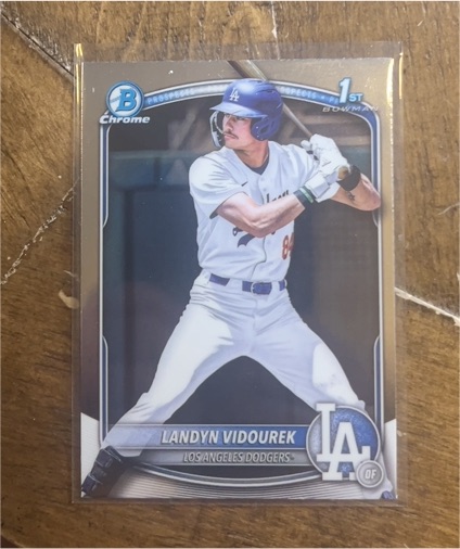 2025 Bowman Draft Chrome #BDC-158 Landyn Vidourek — front