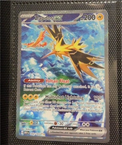 2023 Pokémon TCG Scarlet & Violet 151 #202 Zapdos ex — front