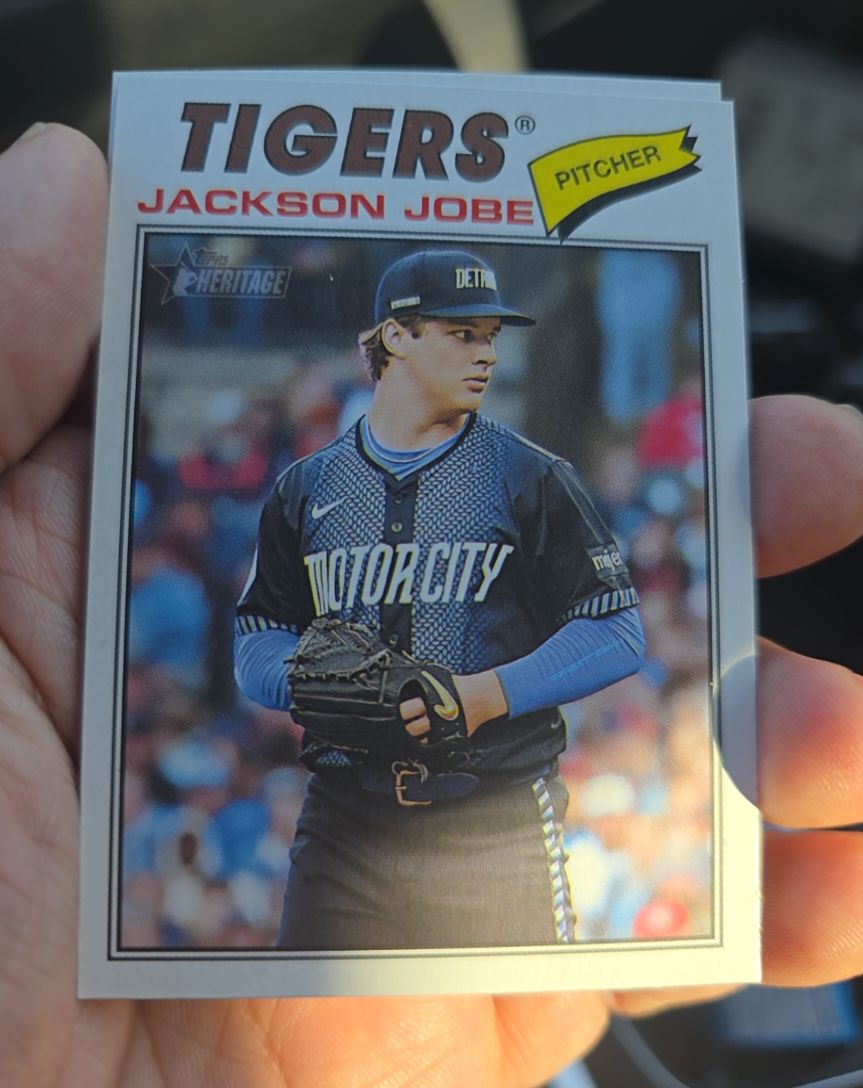 2026 Topps Heritage #164 Jackson Jobe — front