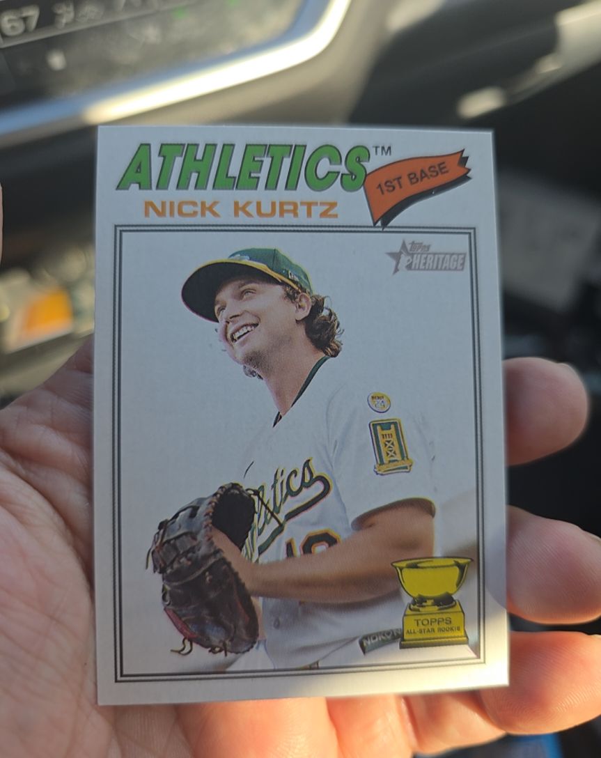 2026 Topps Heritage #275 Nick Kurtz — front