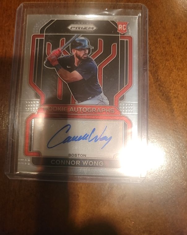 2022 Panini Prizm #RA-WG Connor Wong Rookie Autographs — front