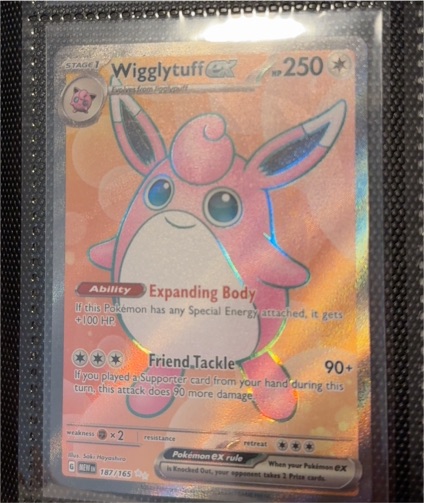 2023 Pokémon Scarlet & Violet 151 #187 Wigglytuff ex — front