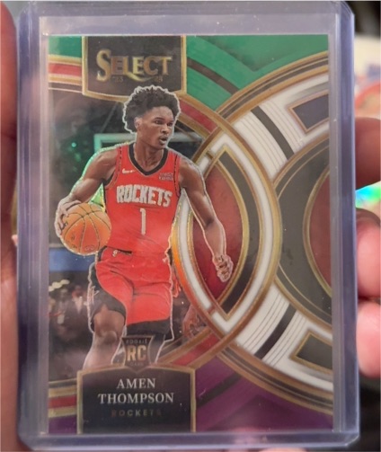 2023-24 Panini Select Premier #122 Amen Thompson — front