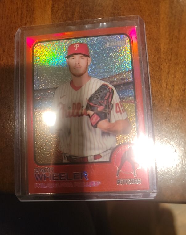 2022 Topps Heritage #333 Zack Wheeler — front