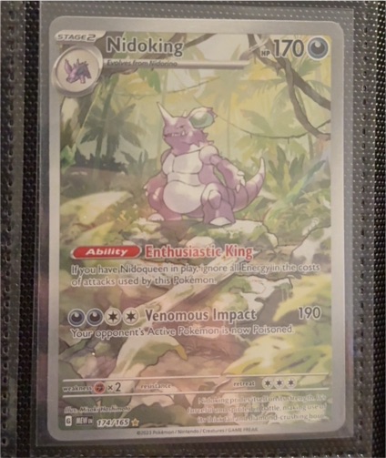 2023 Pokémon Scarlet & Violet 151 #174 Nidoking — front