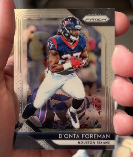 2018 Panini Prizm #126 D'Onta Foreman — front