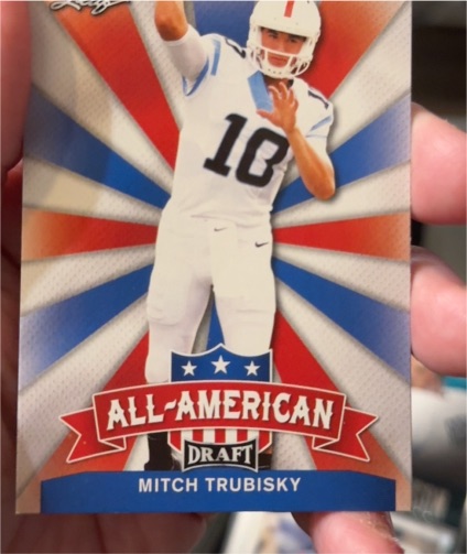 2017 Leaf Draft All-American #AA-16 Mitch Trubisky — front