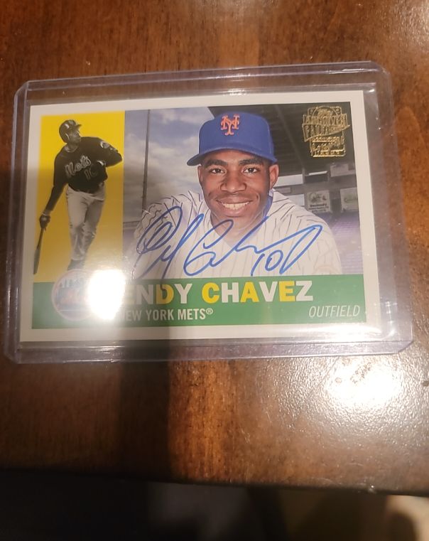 2022 Topps Archives #60FF-EC Endy Chavez — front