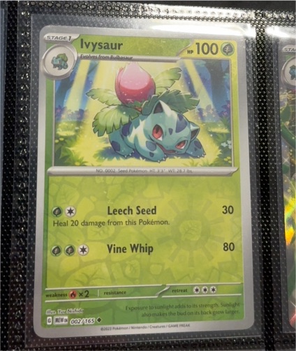 2023 Pokémon Scarlet & Violet 151 #002 Ivysaur — front