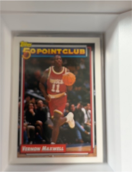 1992-93 Topps #210 Vernon Maxwell 50 Point Club — front