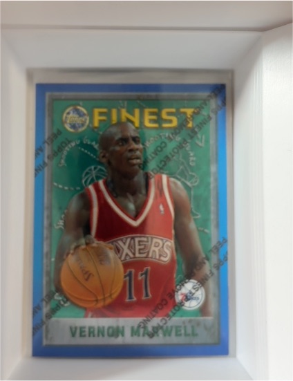 1995-96 Topps Finest #166 Vernon Maxwell — front