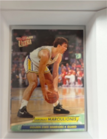 1992-93 Fleer Ultra #66 Sarunas Marciulionis — front