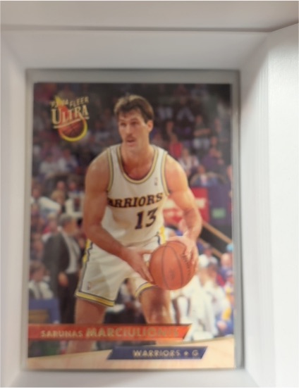 1993-94 Fleer Ultra #67 Sarunas Marciulionis — front