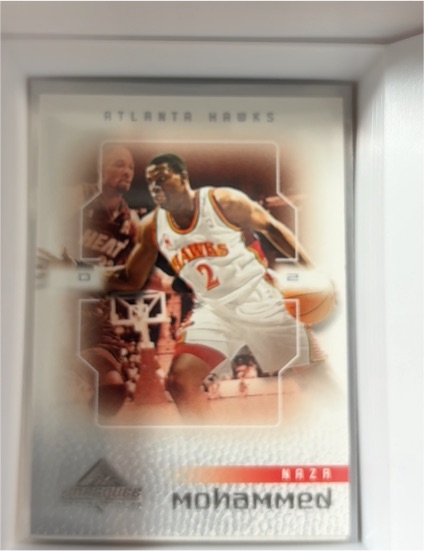 2001-02 Fleer Marquee #37 Nazr Mohammed — front
