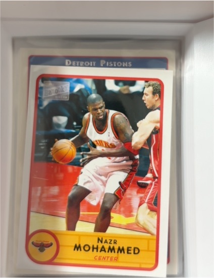 2003-04 Topps Bazooka #143 Nazr Mohammed — front