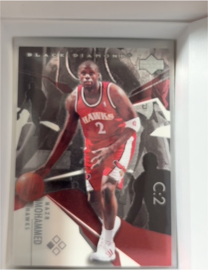 2003-04 Upper Deck Black Diamond #80 Nazr Mohammed — front