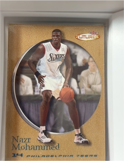 2000-01 Fleer Futures #188 Nazr Mohammed — front
