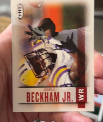 2014 SAGE Hit #103 Odell Beckham Jr. — front