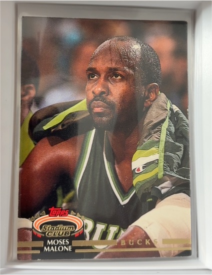 1992-93 Topps Stadium Club #106 Moses Malone — front