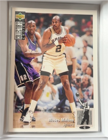 1994-95 Upper Deck Collector's Choice #281 Moses Malone — front