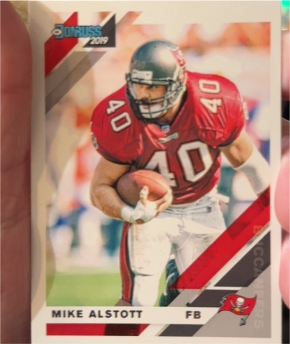 2019 Donruss #242 Mike Alstott — front