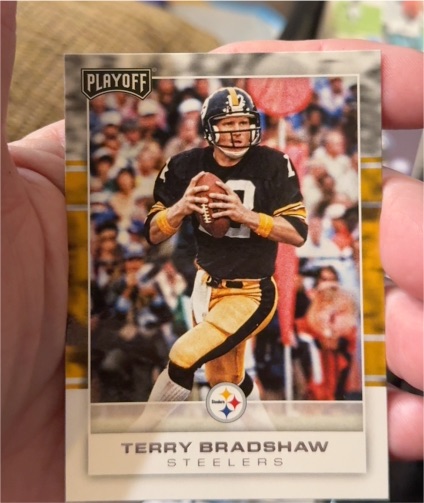 2017 Panini Playoff #166 Terry Bradshaw Pittsburgh Steelers — front