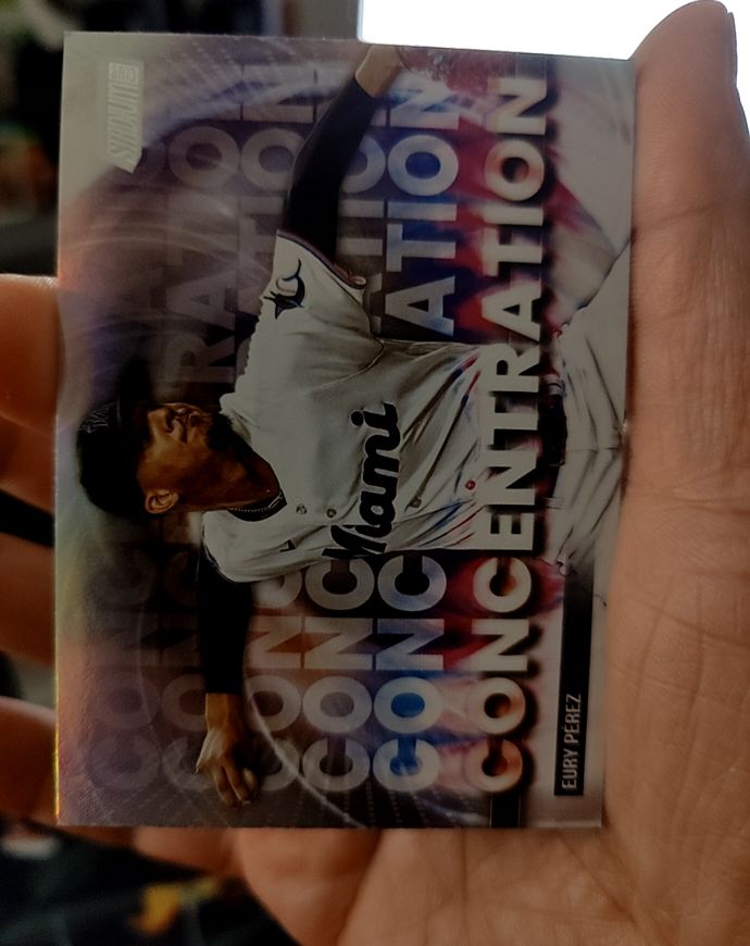 2025 Topps Stadium Club #C-25 Eury Perez Concentration — front