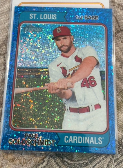 2023 Topps Heritage #307 Paul Goldschmidt — front