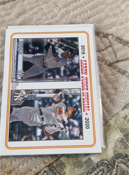 2023 Topps Heritage #3 Aaron Judge Tribute — front