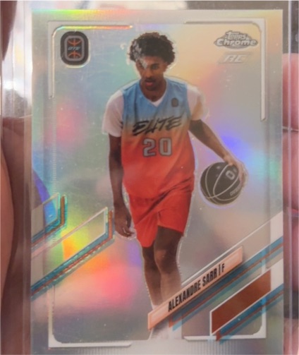 2021-22 Topps Chrome Overtime Elite #92 Alexandre Sarr — front