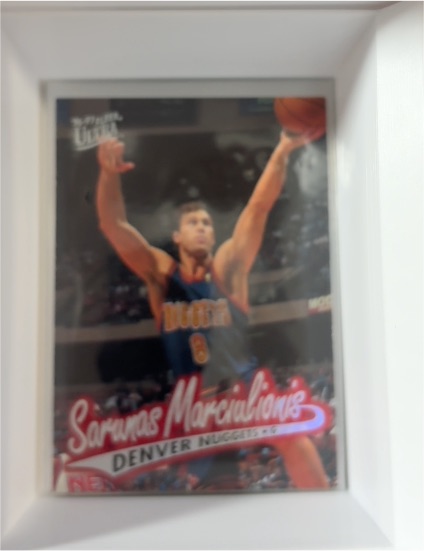 1996-97 Fleer Ultra #176 Sarunas Marciulionis — front