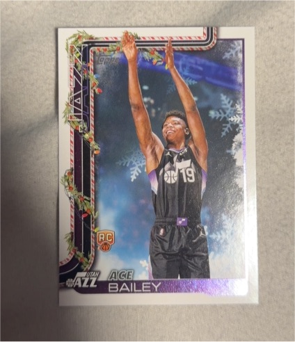 2025-26 Topps Holiday #H165 Ace Bailey — front