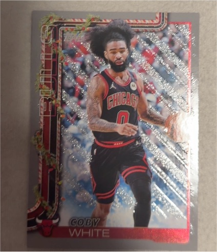 2025-26 Topps Holiday #H27 Coby White — front