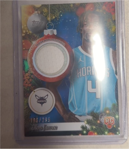 2025-26 Topps Holiday #PR-SJ Sion James — front