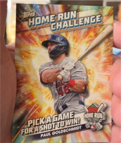 2024 Topps Series 1 Home Run Challenge #HRC-24 Paul Goldschmidt — front