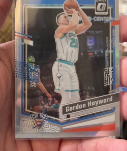 2023-24 Panini Donruss Optic #48 Gordon Hayward — front