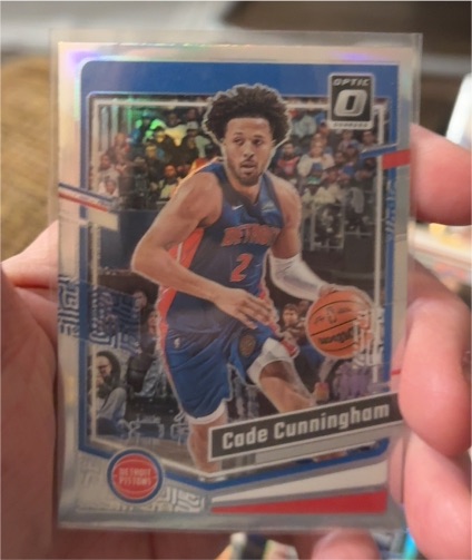 2023-24 Panini Donruss Optic #90 Cade Cunningham — front
