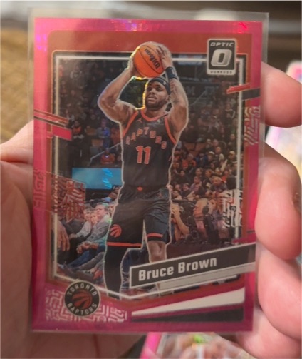 2023-24 Panini Donruss Optic #39 Bruce Brown — front