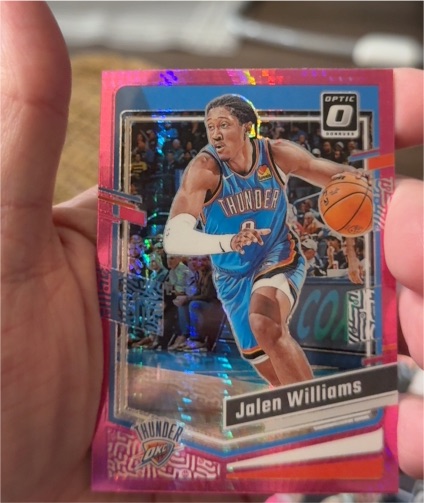 2023-24 Donruss Optic #188 Jalen Williams — front