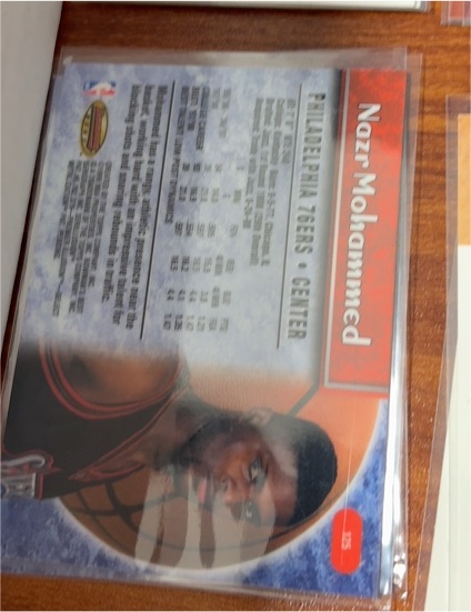 1999 Showpiece #125 Nazr Mohammed — front