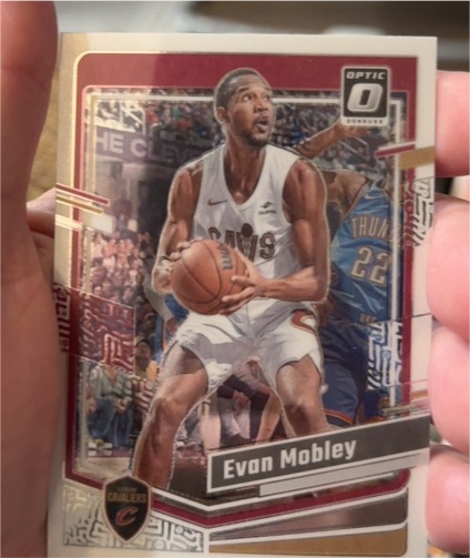 2023-24 Panini Donruss Optic #45 Evan Mobley — front