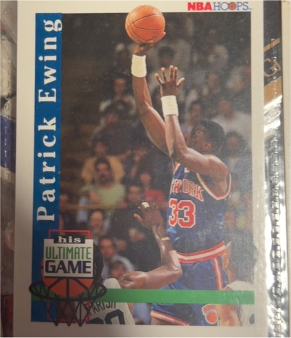 1992-93 SkyBox NBA Hoops #NNO Patrick Ewing His Ultimate Game — front