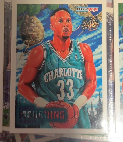1993-94 Fleer #234 Alonzo Mourning — front