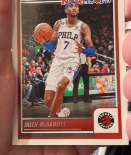 2023-24 Panini NBA Hoops #2 Jalen McDaniels — front