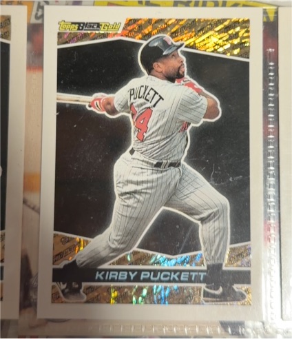 1993 Topps Black Gold #40 Kirby Puckett — front