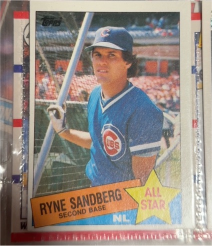 1989 Topps #387 Ryne Sandberg — front