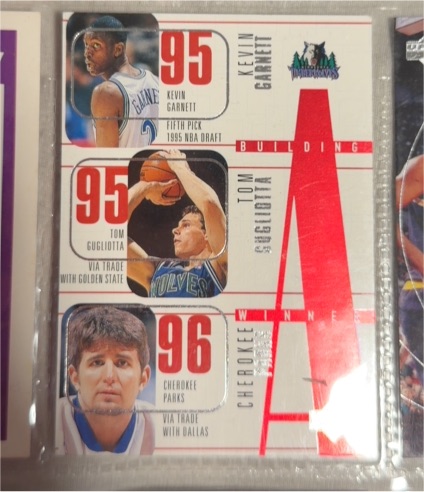 1996-97 Upper Deck #151 Building a Winner Kevin Garnett — front