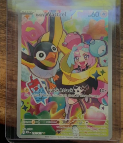 2026 Pokémon Ascended Heroes #231/217 Iono's Wattrel — front
