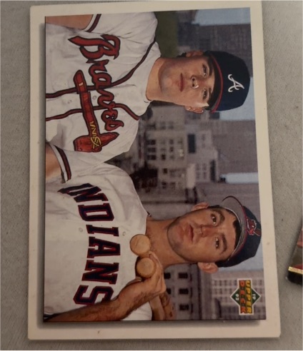 1992 Upper Deck #1 Star Rookie Jim Thome, Ryan Klesko — front
